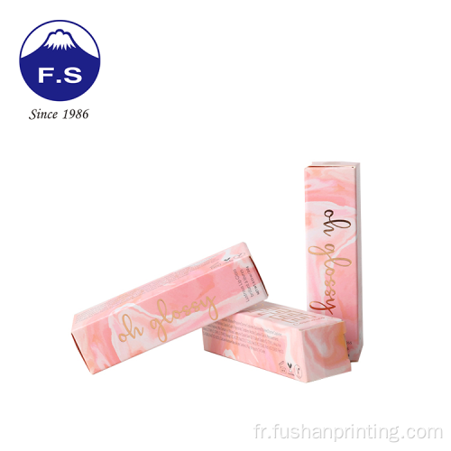 Foil d&#39;or sur mesure Logo Custom Skincare Gloss